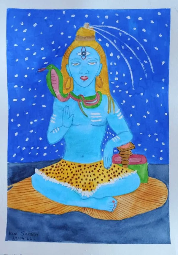 Shiva sentado Penj'art23